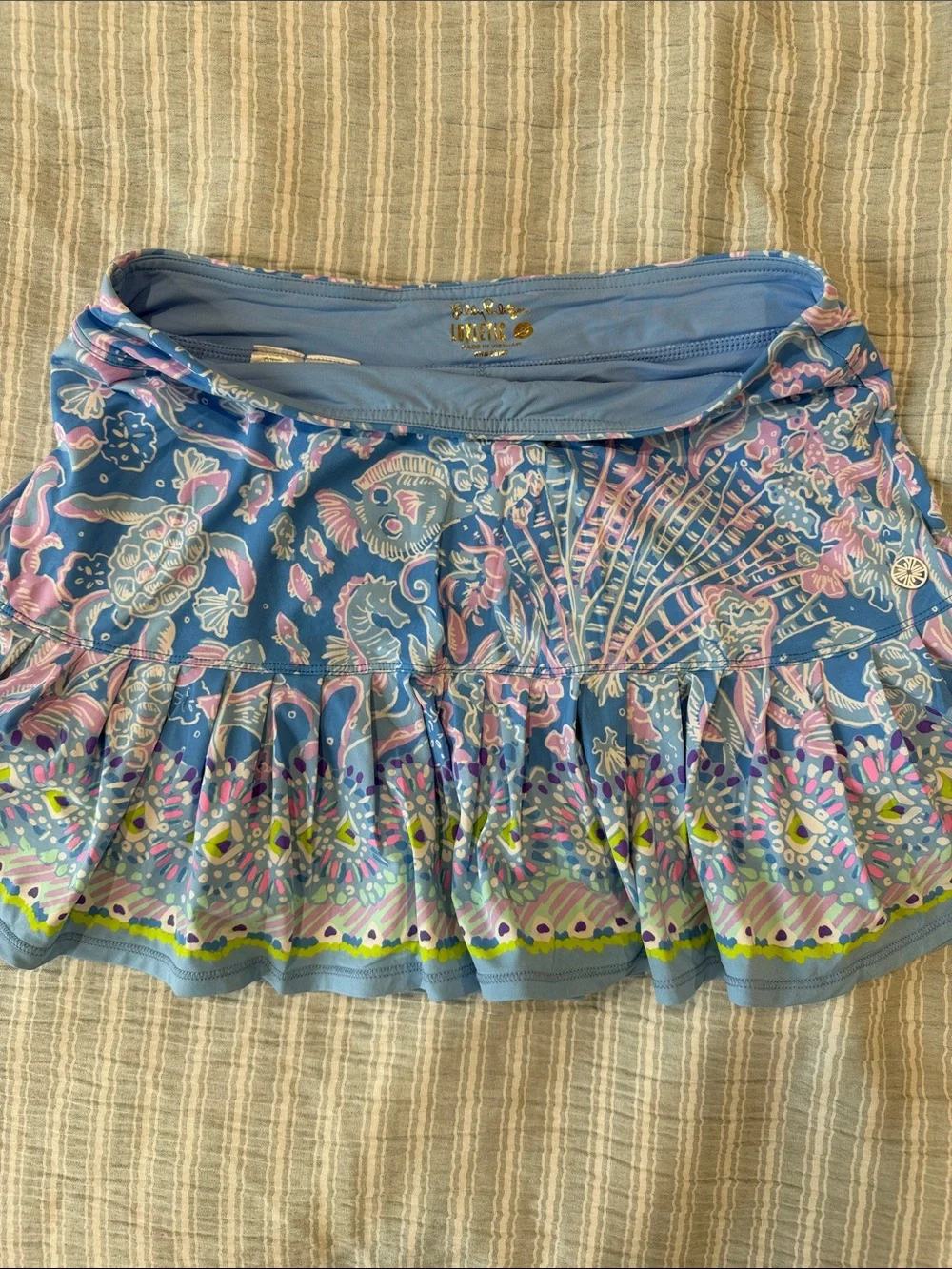 Lilly Pulitzer UPF50 Luxletic Taye Skort w/ matching Tank Top (Both Size S) - Picture 2 of 9
